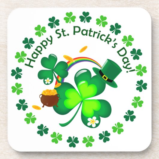 Dessous-de-verre Bonne Saint Patrick's Day (Devant)