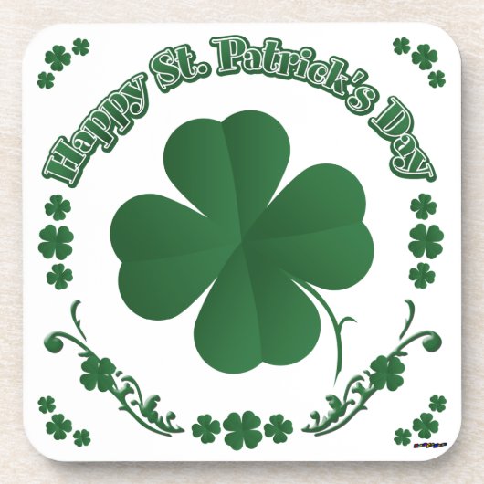 Dessous-de-verre Bonne Saint Patrick's Day (Devant)
