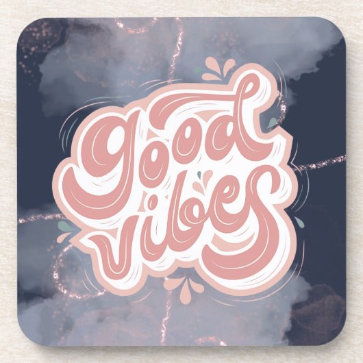 Dessous-de-verre Bonne Vibration (Devant)