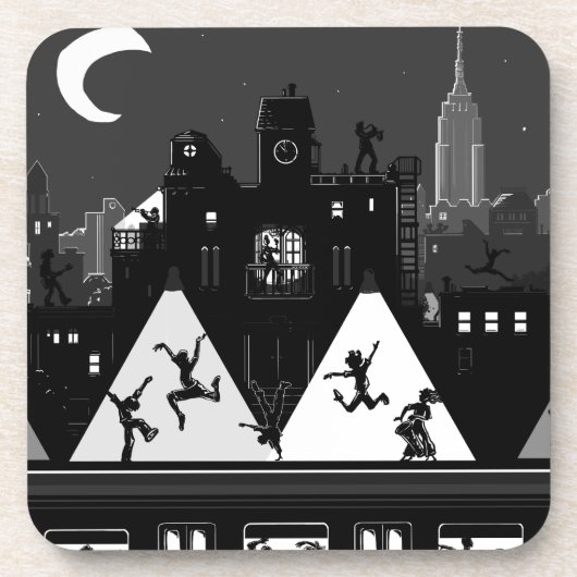 Dessous-de-verre Boogie Nights New York (Devant)