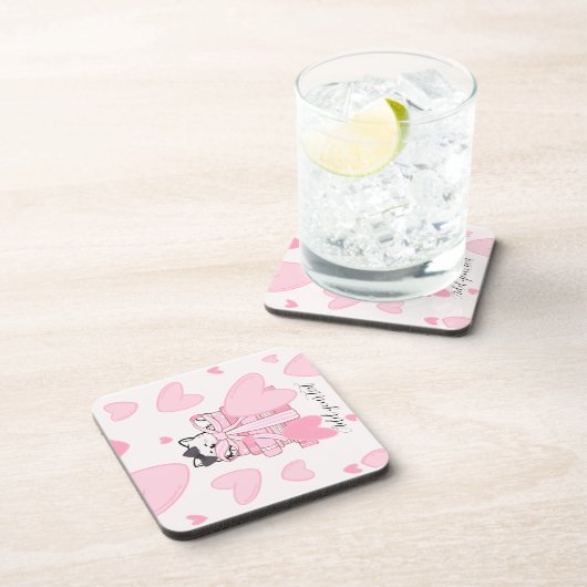 Dessous-de-verre Bookish Drink Coaster  (Côté Droit)