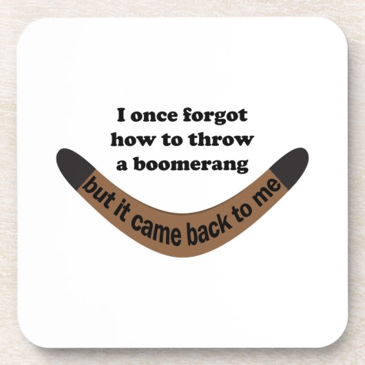 Dessous-de-verre Boomerang Joke (Devant)