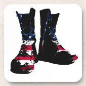 Dessous-de-verre Boots de combat américains (Devant)