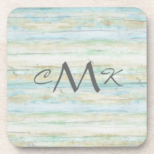 Dessous-de-verre Bord de la mer côtier de Chambre de plage d'océan (Devant)