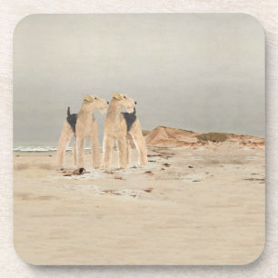 Dessous-de-verre Bord de mer brumeux