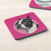 Dessous-de-verre Boston terrier (Côté gauche)