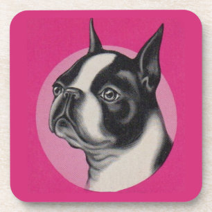Dessous-de-verre Boston terrier