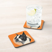 Dessous-de-verre Boston terrier (Côté Droit)