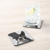 Dessous-de-verre Boston Terrier, Formal Hound et Casquette (Côté Droit)