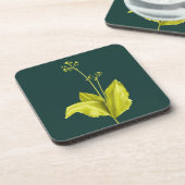 Dessous-de-verre Botanique d'ail sauvage Plante vert (Côté gauche)