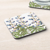 Dessous de verre botaniques de liège de fleurs (Côté gauche)