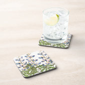 Dessous de verre botaniques de liège de fleurs (Côté Droit)