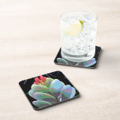 Dessous-de-verre Boucles de fleurs de cactus (Côté Droit)