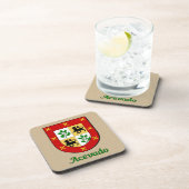 Dessous-de-verre Bouclier de la famille Acevado (Côté Droit)