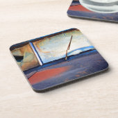 Dessous-de-verre Bouclier d'un vieux camion rouillé (Côté gauche)