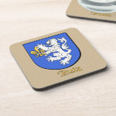 Dessous-de-verre Bouclier familial Ruiz (Côté gauche)