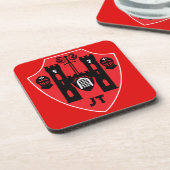 Dessous-de-verre Bouclier Knights personnalisable (Côté gauche)