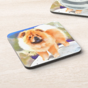 Dessous-de-verre Bouffe BAVARDE de heARTdog