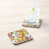 Dessous-de-verre Boules de sport (Côté Droit)