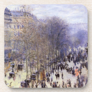 Dessous-de-verre Boulevard des Capucines par Claude Monet, Art nouv
