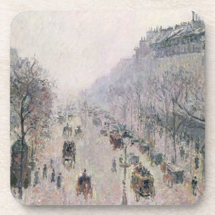 Dessous-de-verre Boulevard Montmartre, 1897 (huile sur la toile)
