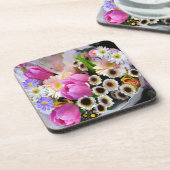 Dessous-de-verre Bouquet d'avril (Côté gauche)