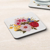 Dessous-de-verre Bouquet de fleurs du XVIIIe siècle (Côté gauche)