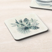 Dessous-de-verre Bouquet feuille tropical (Côté gauche)