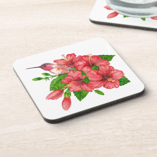 Dessous-de-verre Bouquet tropical (Côté gauche)