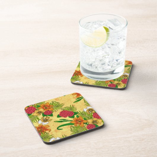 Dessous-de-verre Bouquet tropical (Côté Droit)