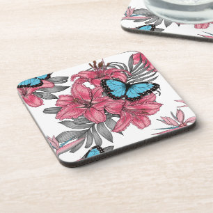 Dessous-de-verre Bouquet tropical