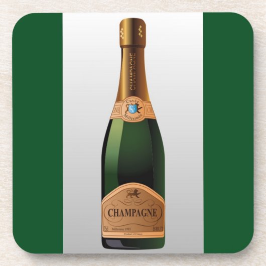 DESSOUS-DE-VERRE BOUTEILLE DE CHAMPAGNE (Devant)