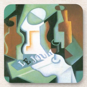 Dessous-de-verre Bouteille et Compotier par Juan Gris, Cubisme Vint