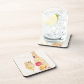 Dessous-de-verre Bouteille et verre de vin (Côté Droit)