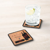 Dessous-de-verre Bouteilles de vin personnalisées (Côté Droit)