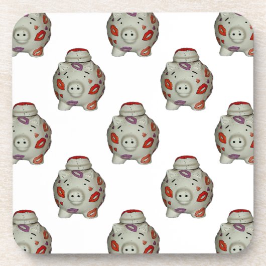 Dessous-de-verre Bouton à lèvres adorable (Devant)