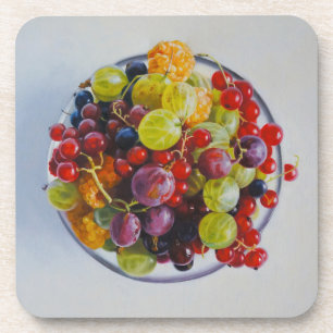 Dessous-de-verre Bowl of Berries - Hyperréaliste Fruit Still Life