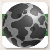 Dessous-de-verre Bowling Ball Cow Grey (Devant)