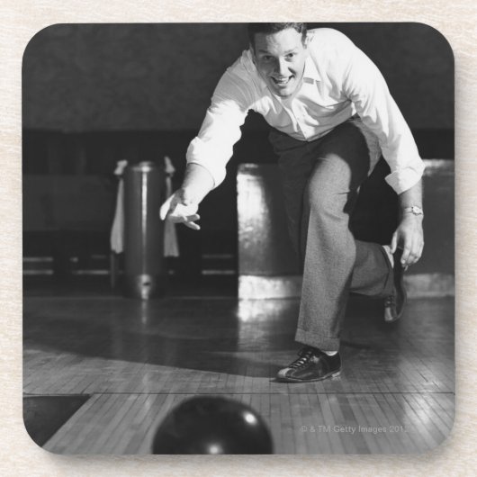 Dessous-de-verre Bowling d'homme (Devant)