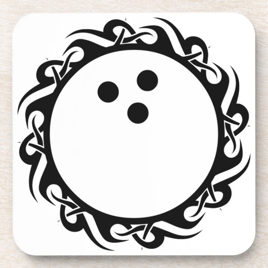 Dessous-de-verre BOWLING tribal (Devant)