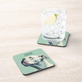 Dessous-de-verre Boxe blanche (Côté Droit)