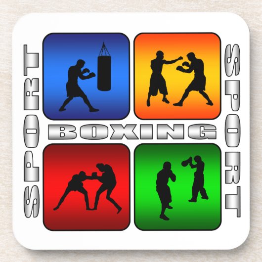 Dessous-de-verre Boxe spectaculaire (Devant)