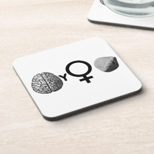 Dessous-de-verre Brainy Girls Rock !