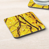 Dessous-de-verre Branches d'automne - jaune or (Côté gauche)