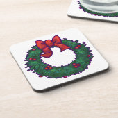 Dessous-de-verre Branches de houx (Côté gauche)