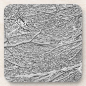 Dessous-de-verre Branches de neige (Devant)