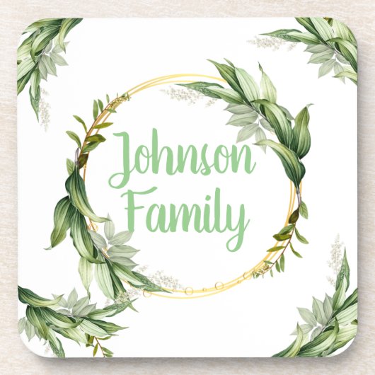 Dessous-de-verre Branches d'olivier en fleurs (Devant)