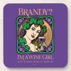 Dessous-de-verre Brandy (je suis une viticultrice)