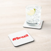 Dessous-de-verre "#Brazil" Joli design. Commandez dès maintenant (Côté Droit)