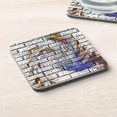 DESSOUS-DE-VERRE BRICK WALL (Côté gauche)